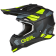 Oneal 2024 2 SRS Spyde V.23 Black/Grey/Neon Yellow Helmet - EasyR