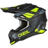 Oneal 2024 2 SRS Spyde V.23 Black/Grey/Neon Yellow Helmet - EasyR