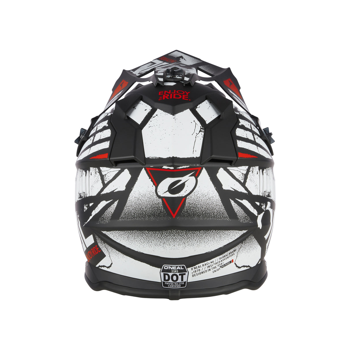 Oneal 2024 2 SRS Glitch V.23 Black/White Helmet - EasyR