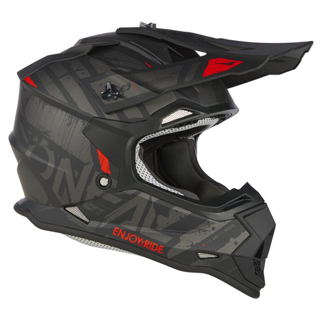 Oneal 2024 2 SRS Glitch V.23 Black/Grey Helmet - EasyR