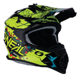 Oneal 2023 2 SRS Villain Neon Yellow Youth Helmet