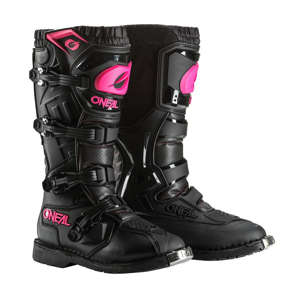 Oneal Rider Black/Pink Womens Boots