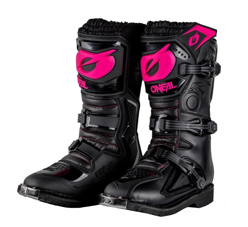 Oneal 2024 Rider Pro Black/Pink Womens Boots - EasyR