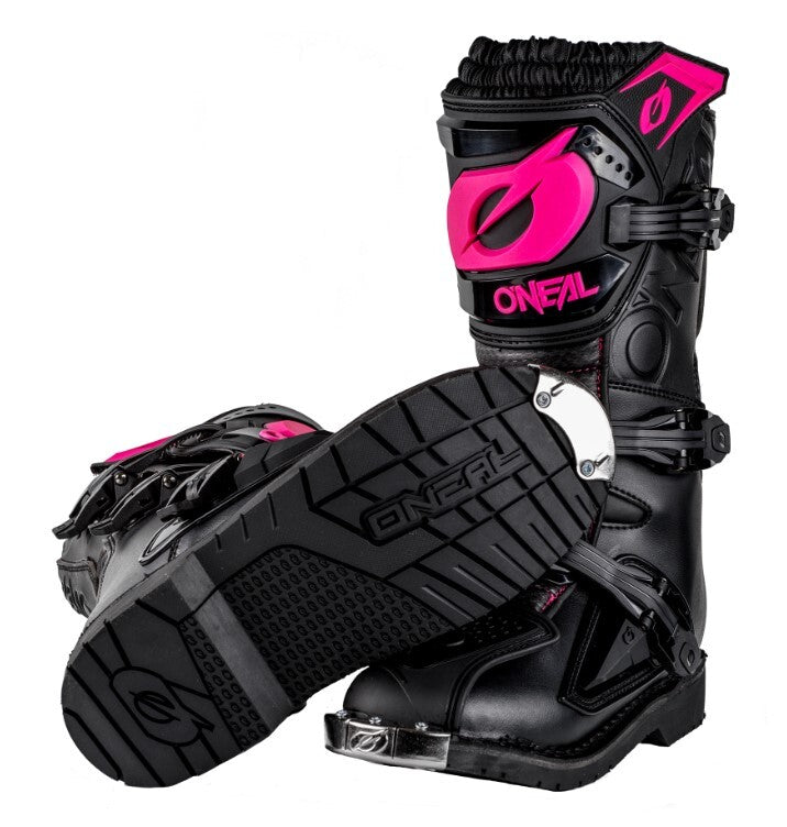 Oneal 2024 Rider Pro Black/Pink Womens Boots - EasyR