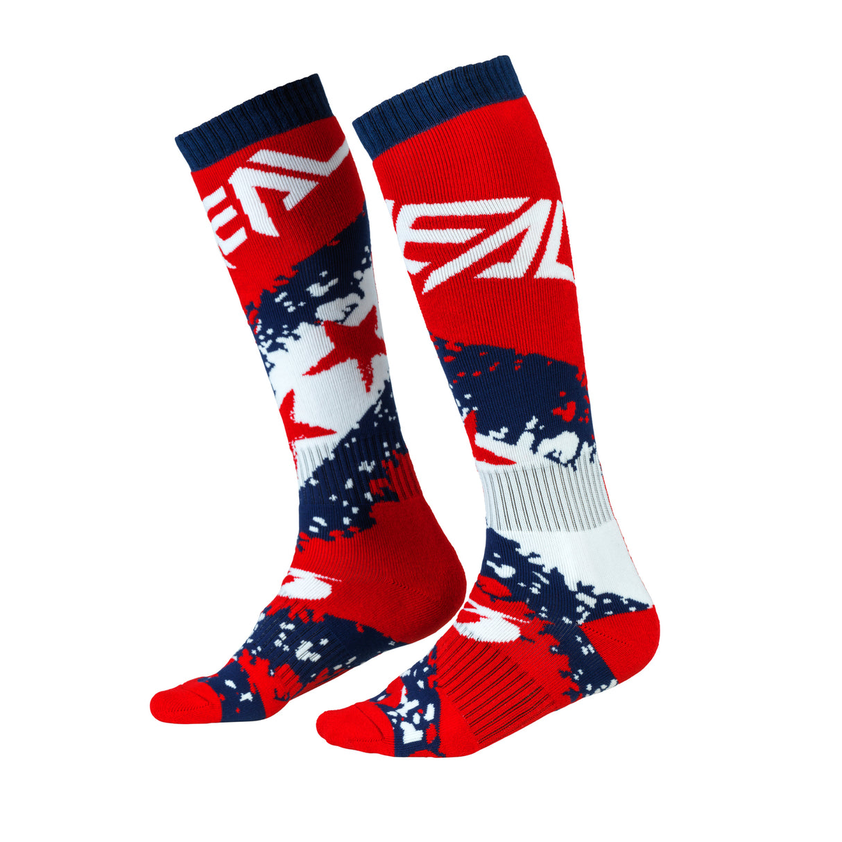 Oneal 2023 Pro MX Stars Red/Blue Socks