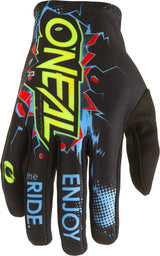 Oneal 2024 Matrix Villain Black Youth Gloves