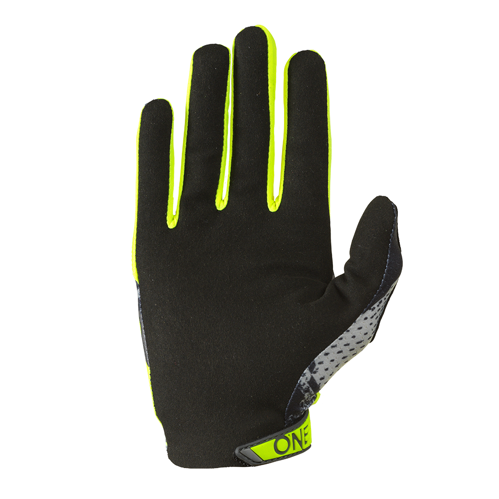 Oneal 2023 Matrix Camo V.22 Grey/Neon Yellow Gloves