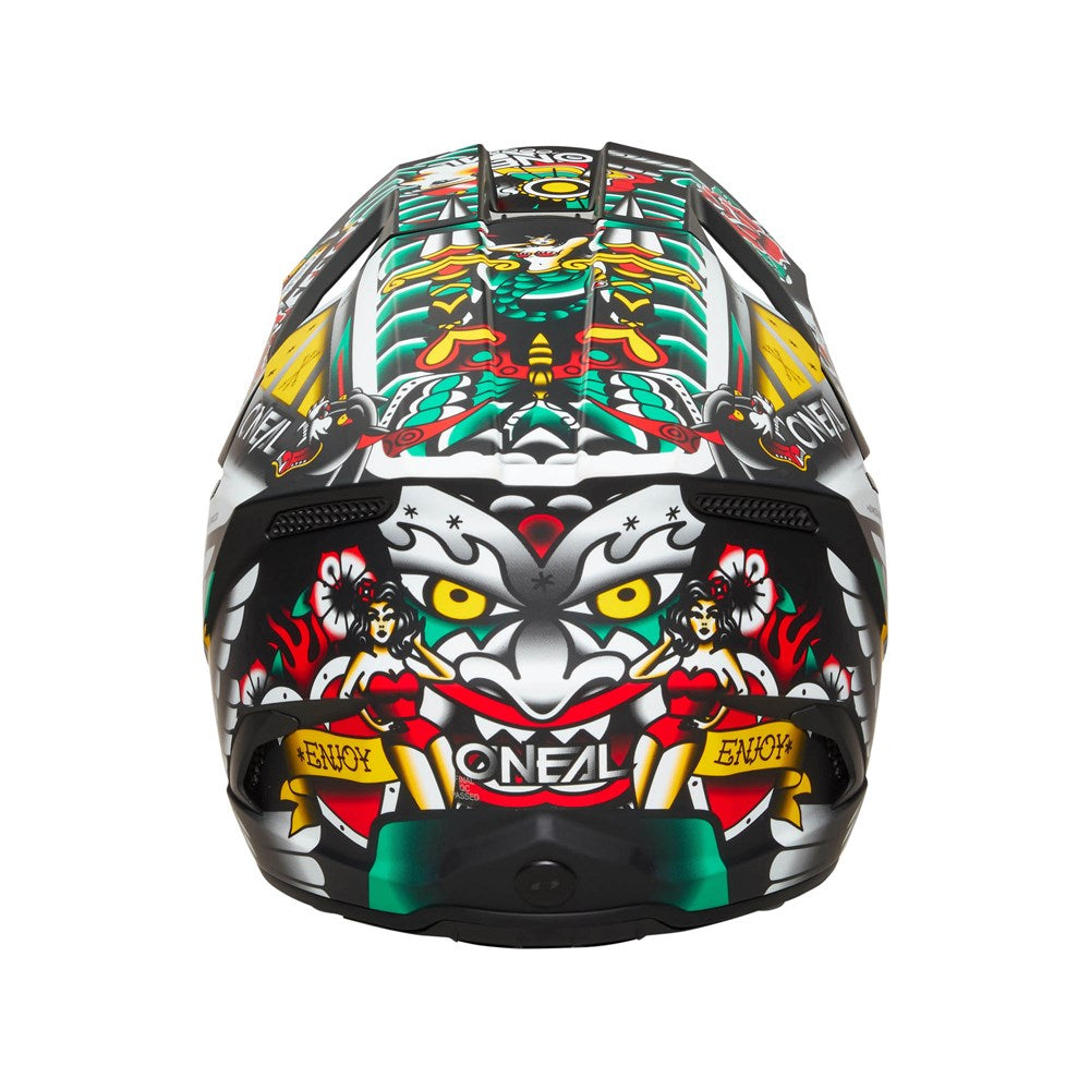 Oneal 2025 3 SRS Inked V.25 Matte Multi Youth Helmet