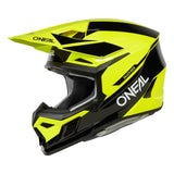 Oneal 2025 3 SRS Race V.25 Black/Neon Yellow Helmet