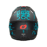 Oneal 2025 3 SRS Static V.25 Matte Black/Teal Helmet