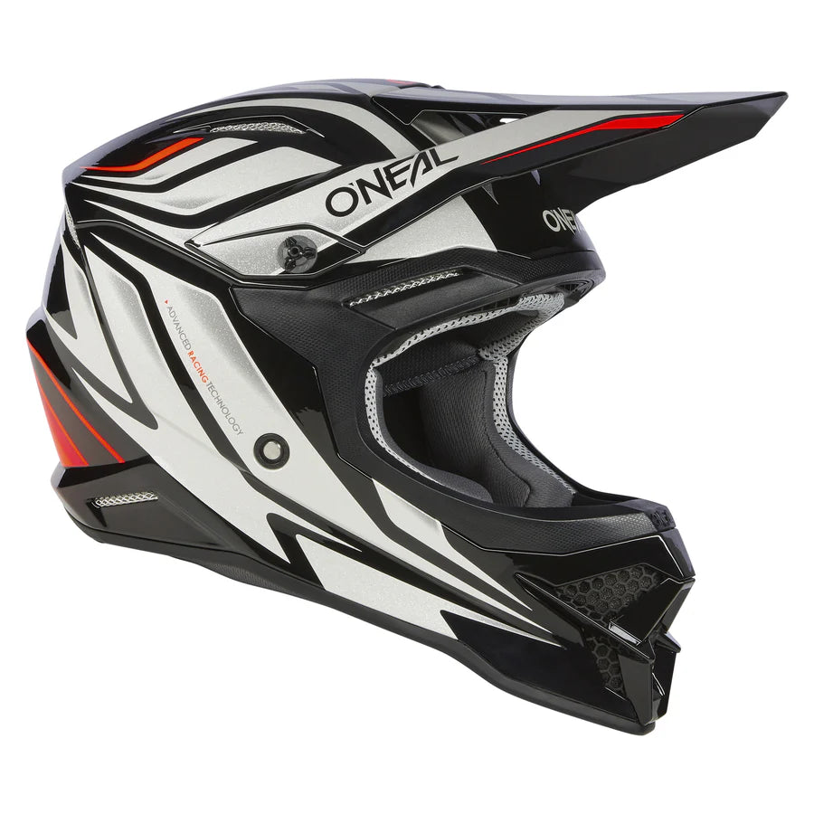 Oneal 2024 3 SRS Vertical V.23 Black/White Helmet [LGE][INTERNAL]