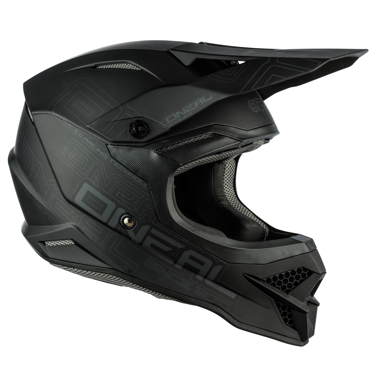 Oneal 2024 3 SRS Solid V.23 Flat Black Helmet - EasyR