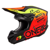 Oneal 2024 5 SRS Scarz V.24 Black/Red/Yellow Helmet