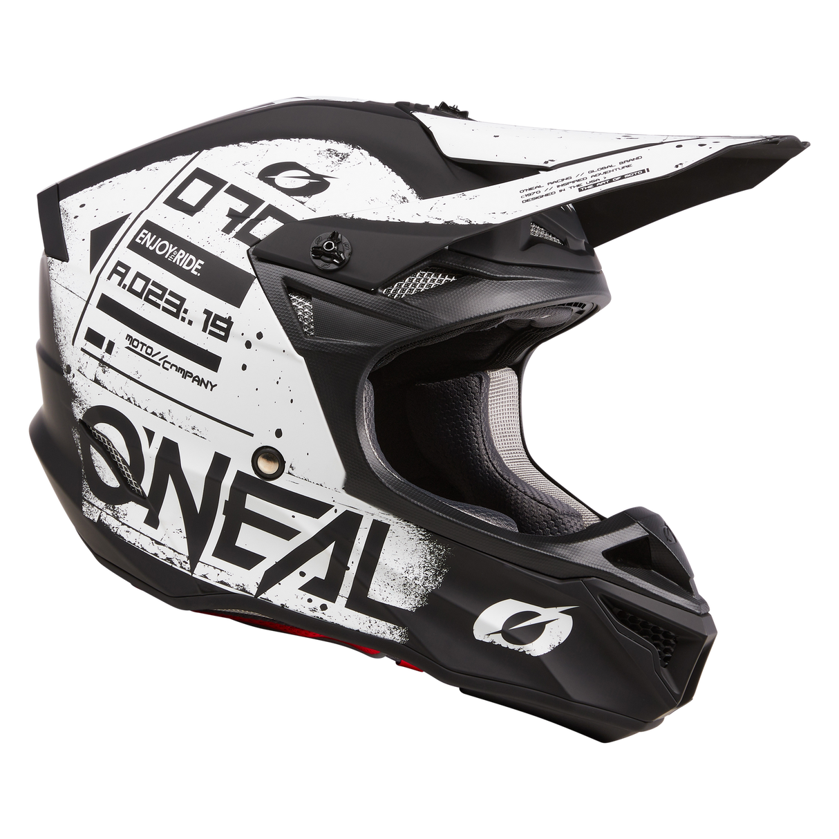 Oneal 2024 5 SRS Scarz V.24 Black/White Helmet