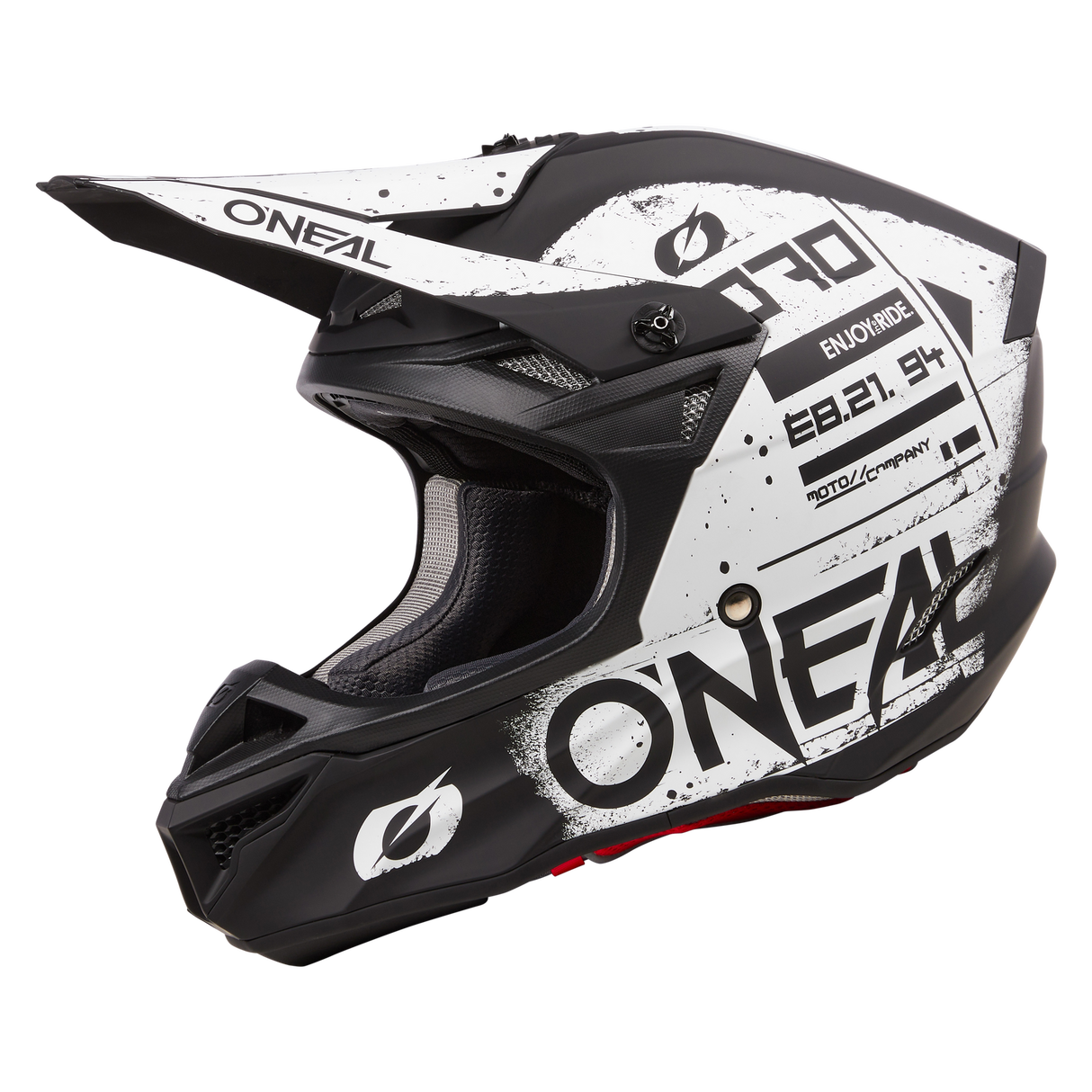 Oneal 2024 5 SRS Scarz V.24 Black/White Helmet