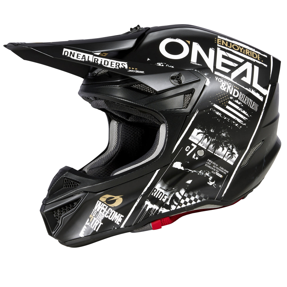 Oneal 2023 5 SRS Attack V.23 Black/White Helmet