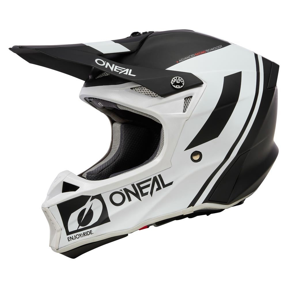 Oneal 2025 10 SRS Flow V.23 Black/White Helmet