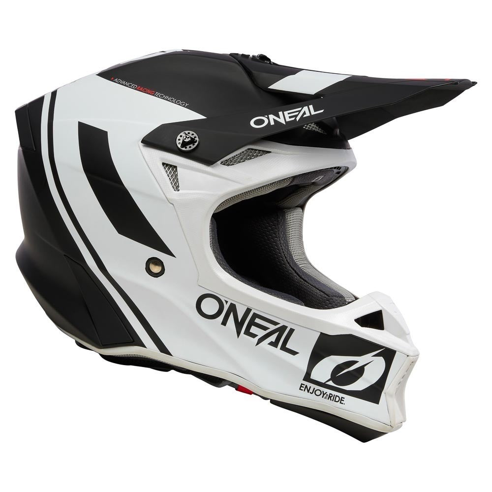 Oneal 2025 10 SRS Flow V.23 Black/White Helmet