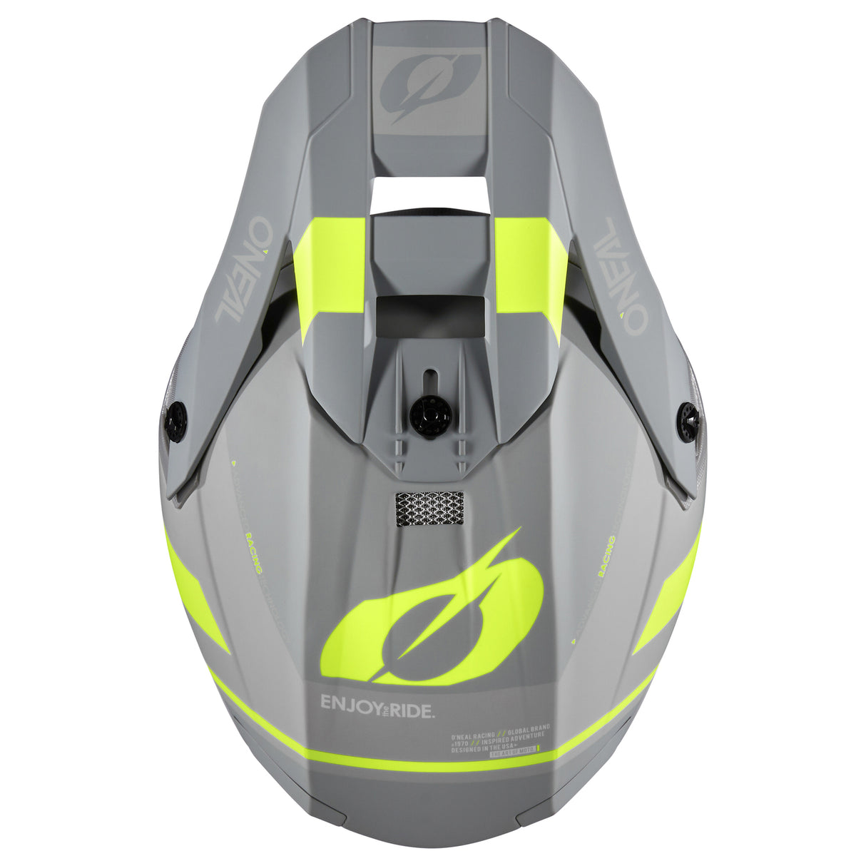 Oneal 2023 10 SRS Flow V.23 Grey/Neon Yellow Helmet