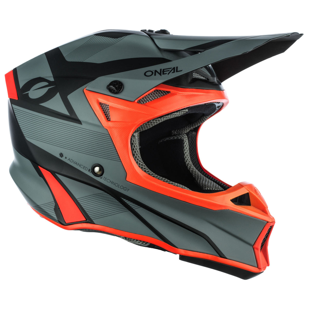 Oneal 2023 10 SRS Compact Matte Grey/Red Helmet