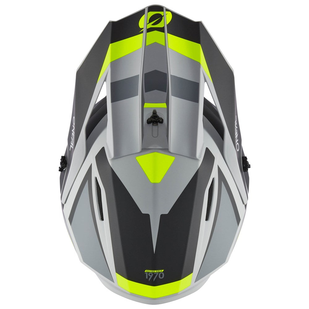 Oneal 2025 1 SRS Stream V.24 Matte Black/Neon Yellow Youth Helmet