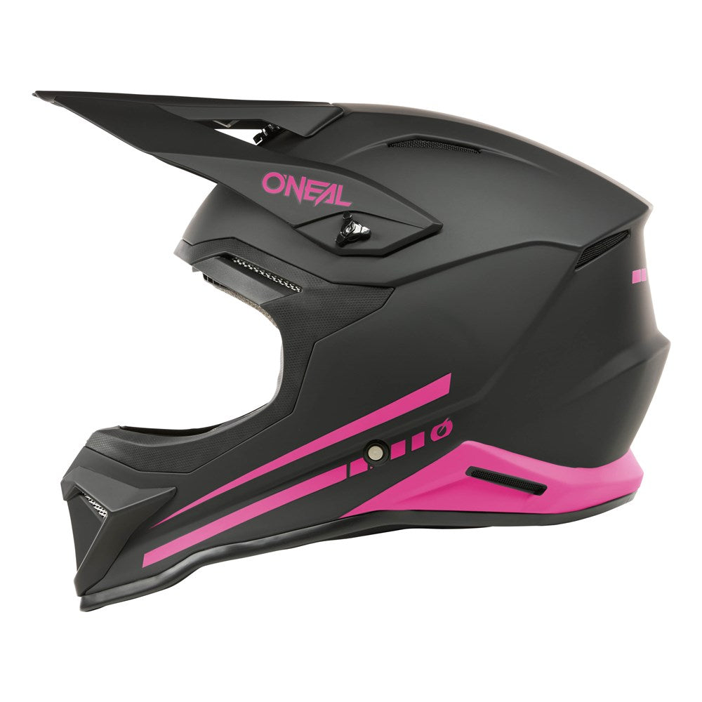 Oneal 2025 1 SRS Solid V.25 Matte Black/Pink Helmet