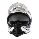 Oneal 2025 Sierra R V.24 Gloss White/Black/Grey Helmet