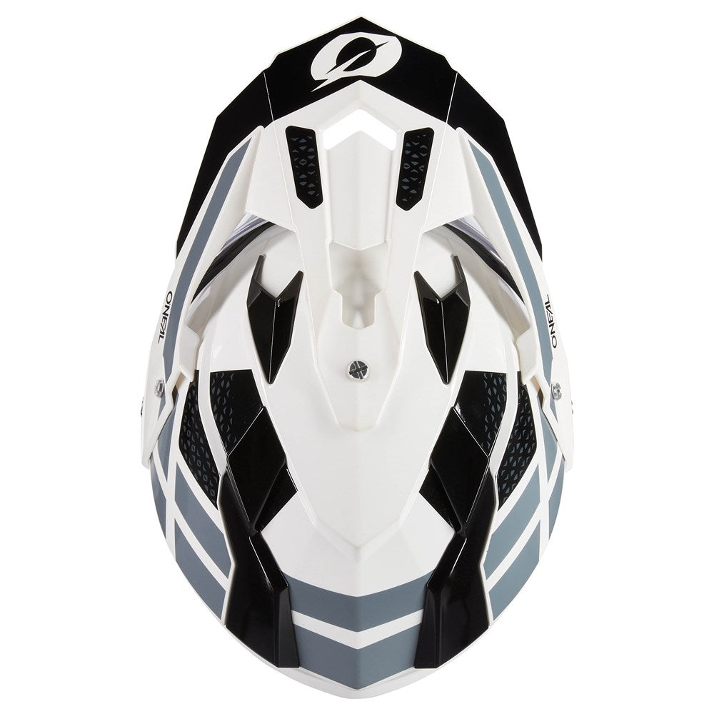 Oneal 2025 Sierra R V.24 Gloss White/Black/Grey Helmet