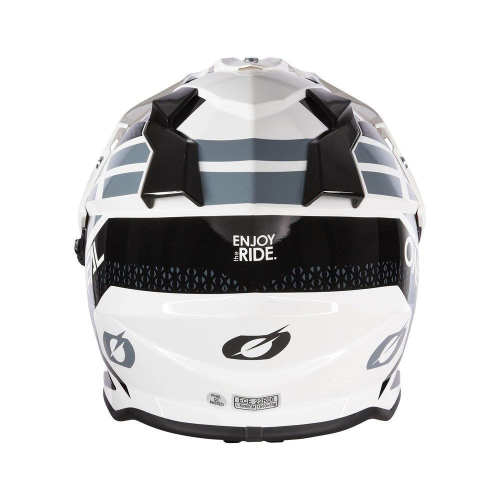 Oneal 2025 Sierra R V.24 Gloss White/Black/Grey Helmet