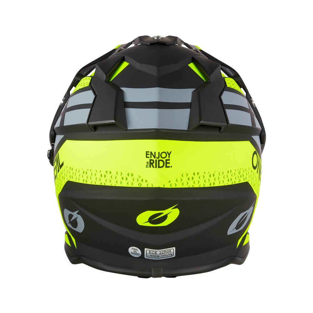 Oneal 2025 Sierra R V.24 Matte Neon Yellow/Black/Grey Helmet