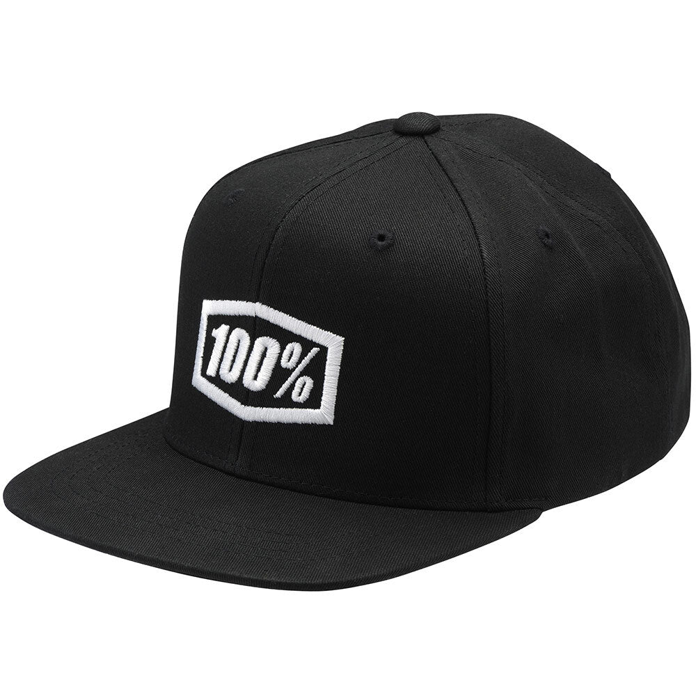 100% Essential Corpo Black Snapback Hat