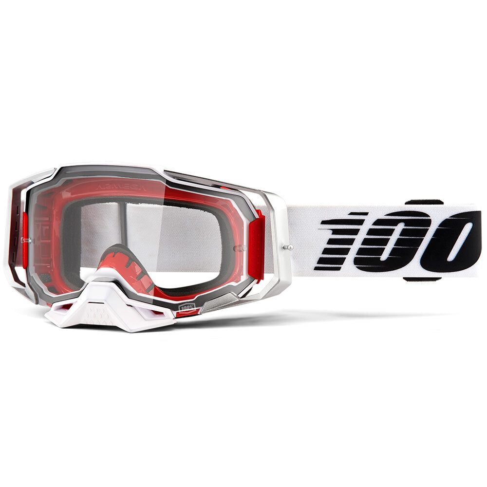 100% Armega Goggles Light Saber w/Clear Lens