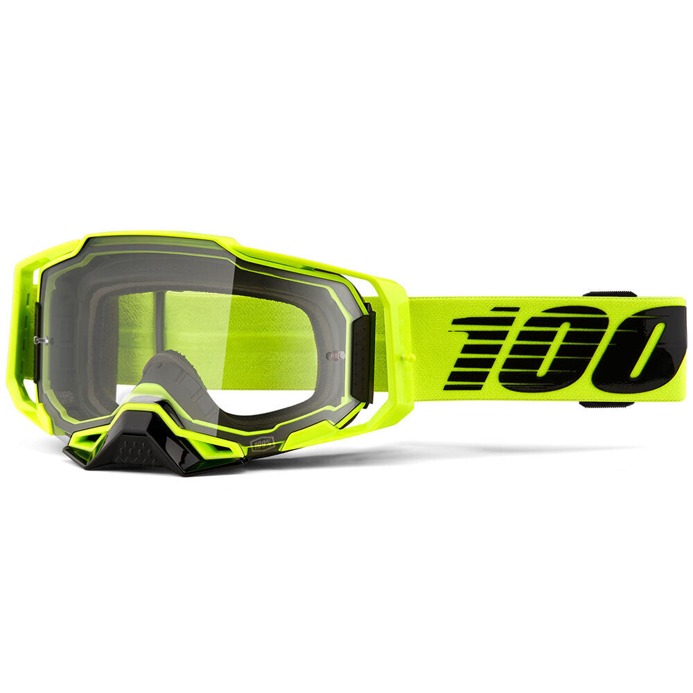 100% Armega Goggles Nuclear w/Clear Lens