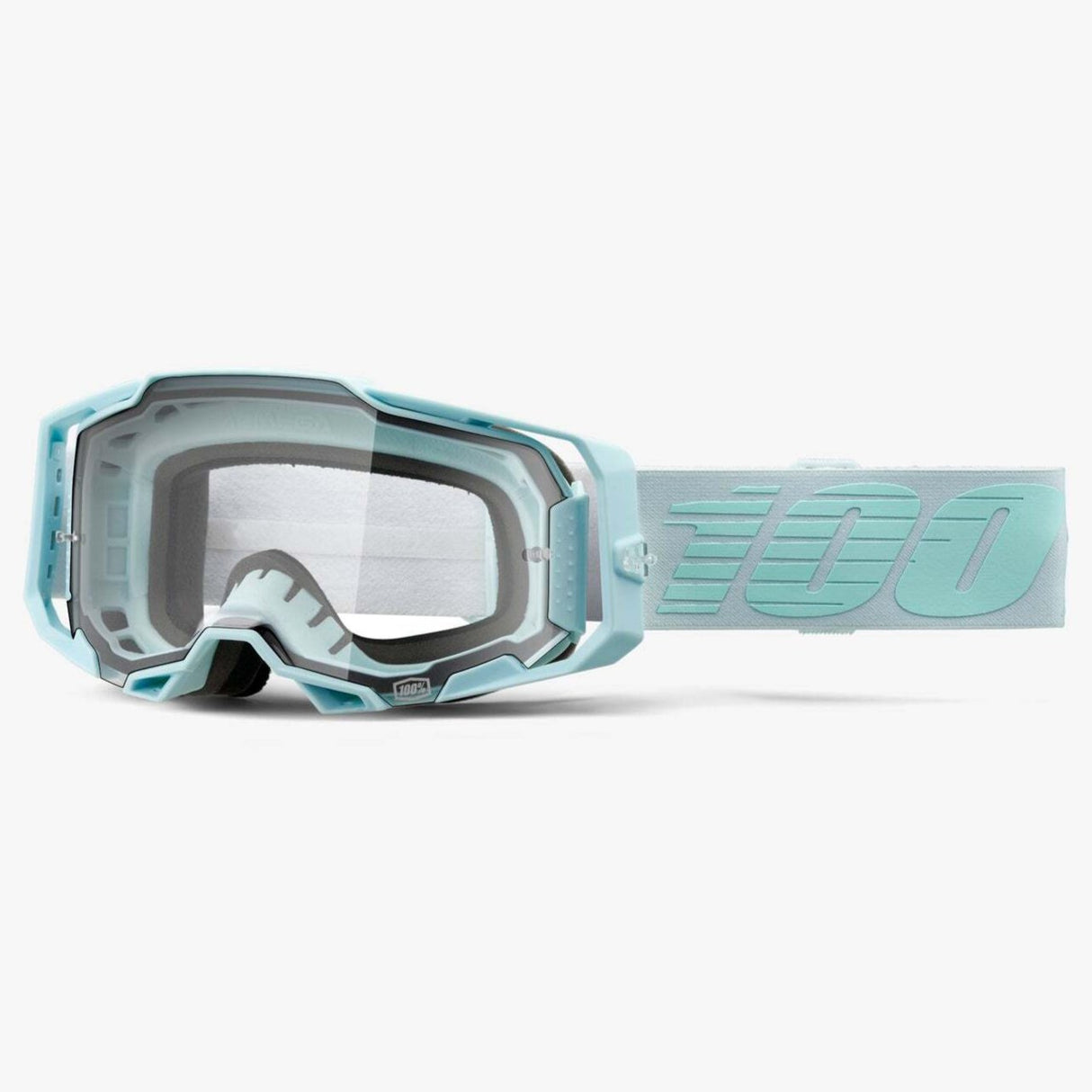 100% Armega Goggles Fargo w/Clear Lens