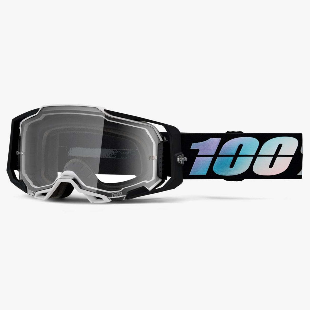 100% Armega Goggles Krisp w/Clear Lens