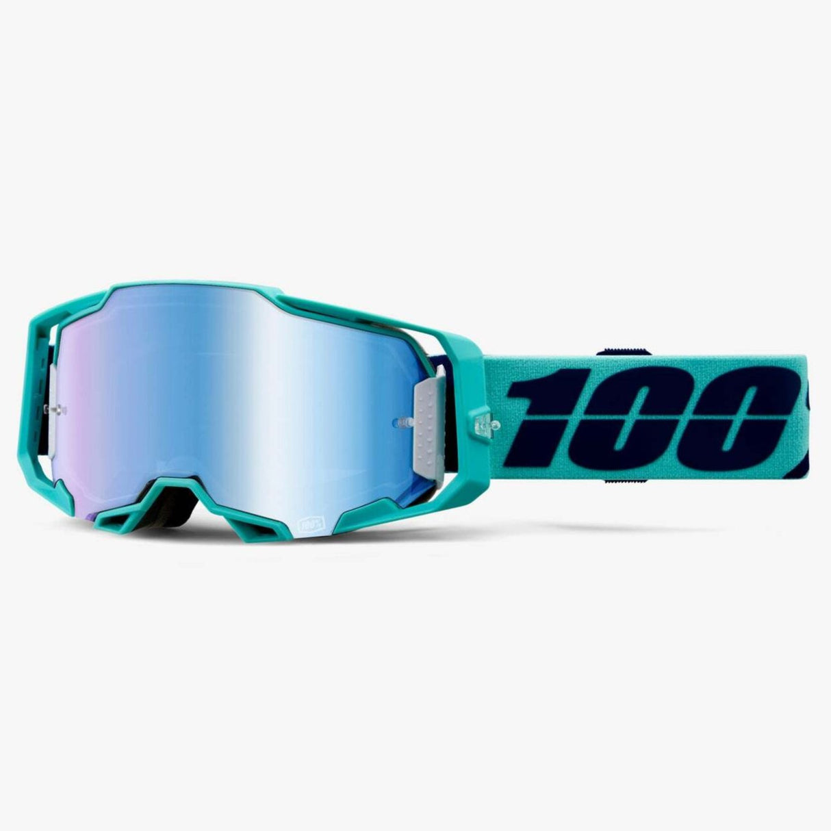 100% Armega Goggles Esterel w/Mirror Blue Lens