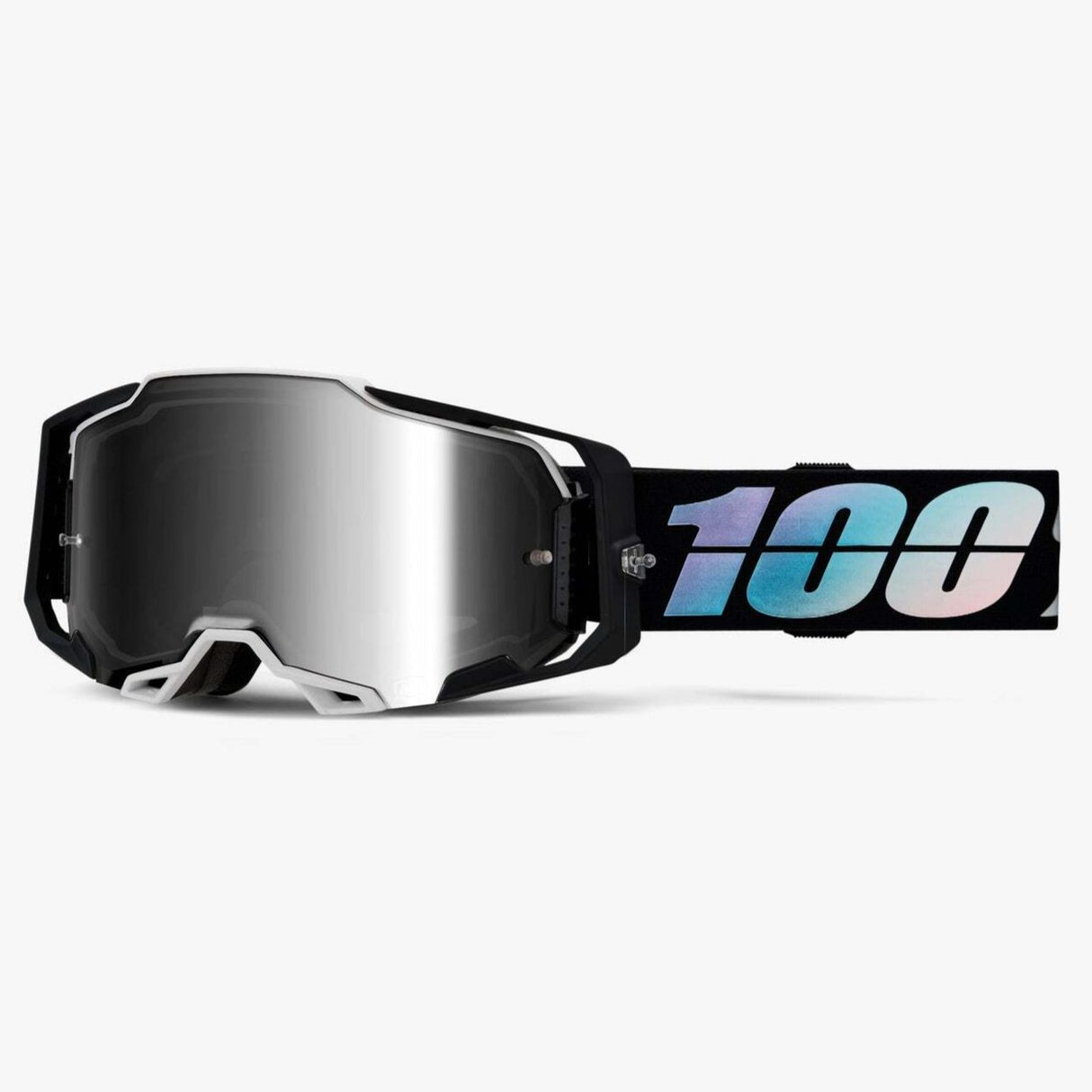 100% Armega Goggles Krisp w/Mirror Silver Lens