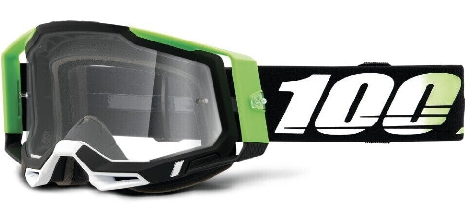 100% Racecraft2 Goggles Kalkuta w/Clear Lens