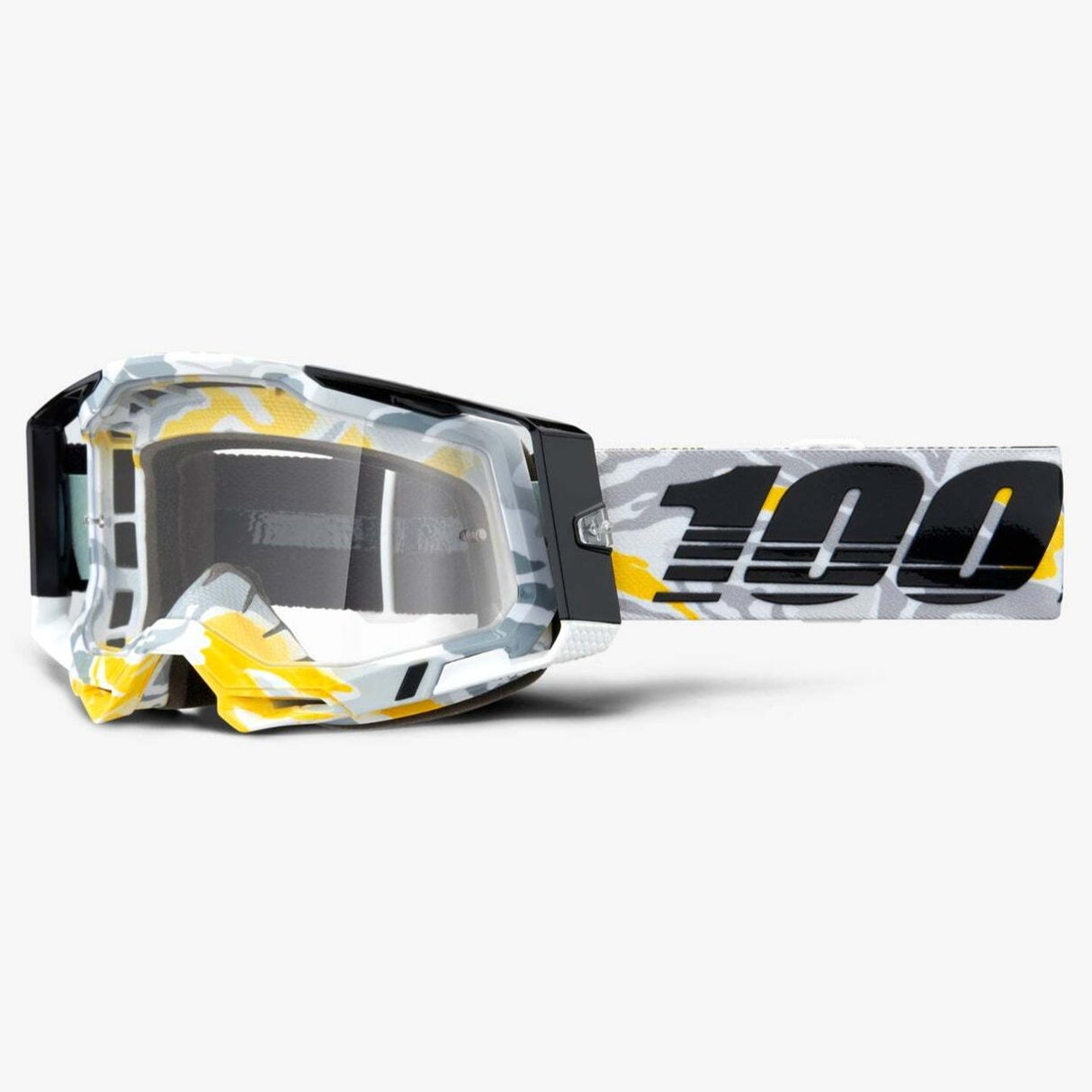 100% Racecraft2 Goggles Korb w/Clear Lens