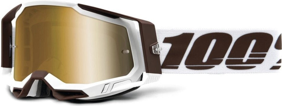 100% Racecraft2 Goggles Snowbird w/True Gold Lens