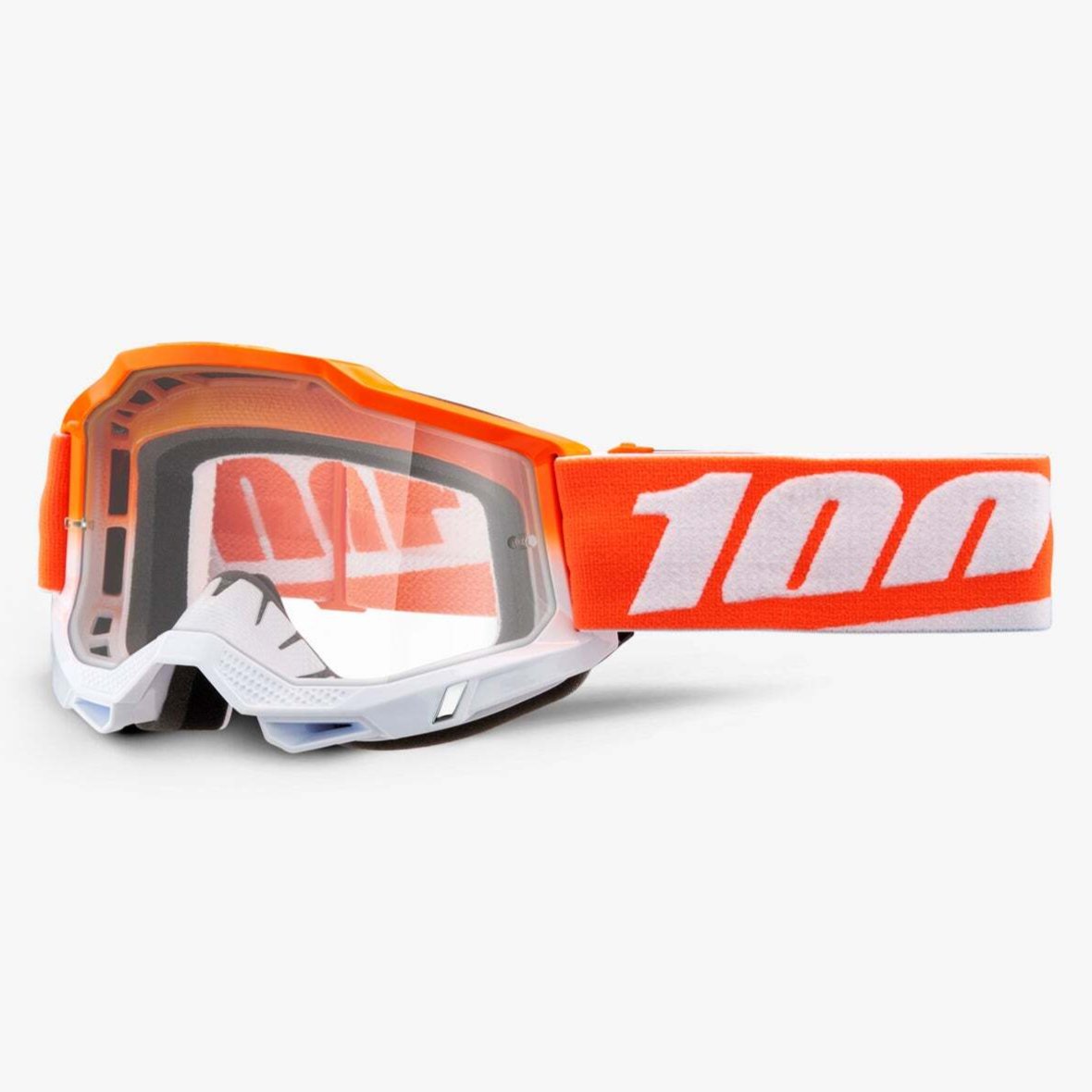 100% Accuri2 Goggles Matigofun w/Clear Lens