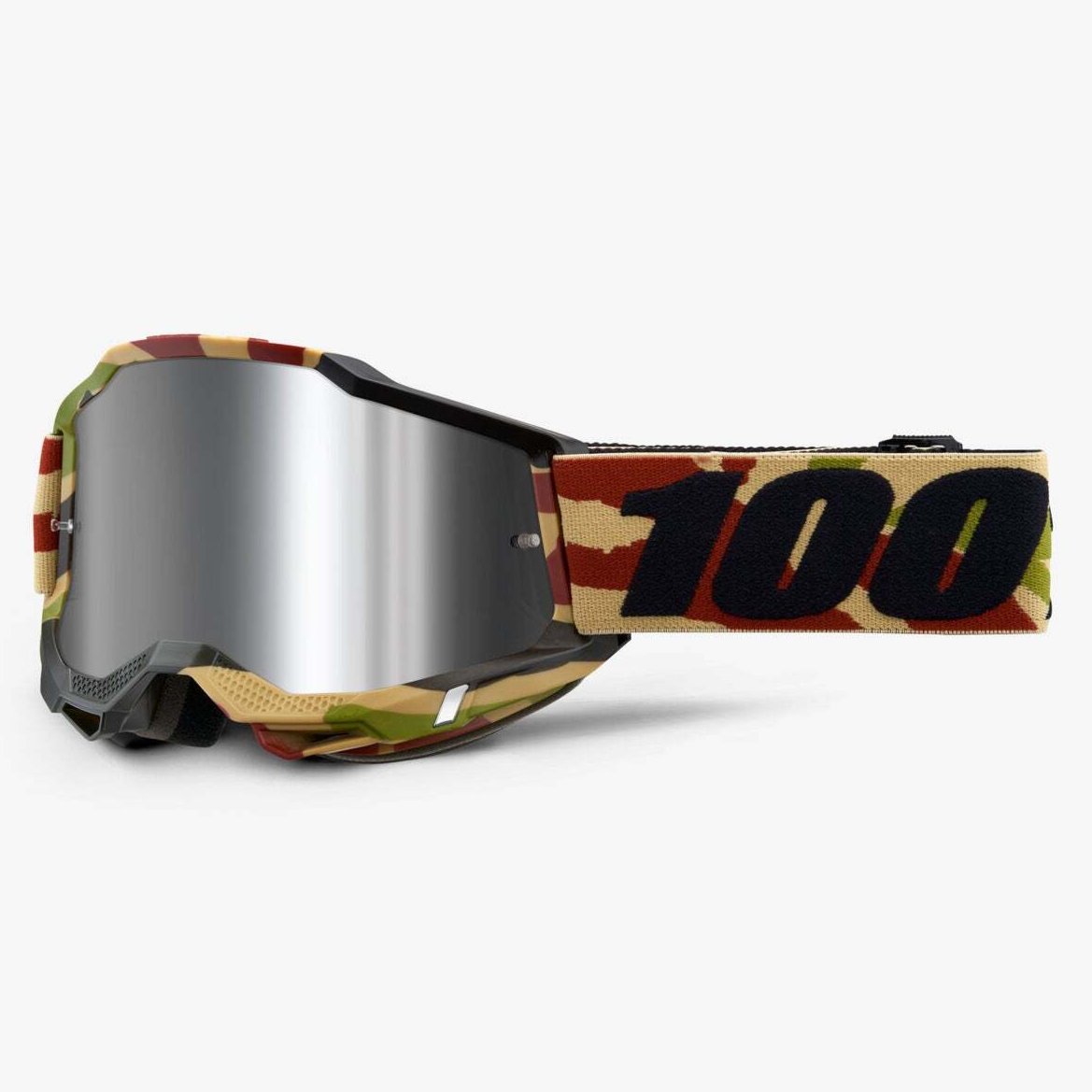 100% Accuri2 Goggles Mission w/Mirror Silver Lens