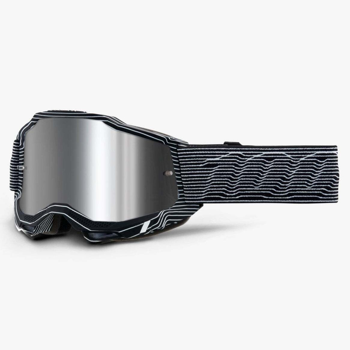 100% Accuri2 Goggles Silo w/Mirror Silver Lens