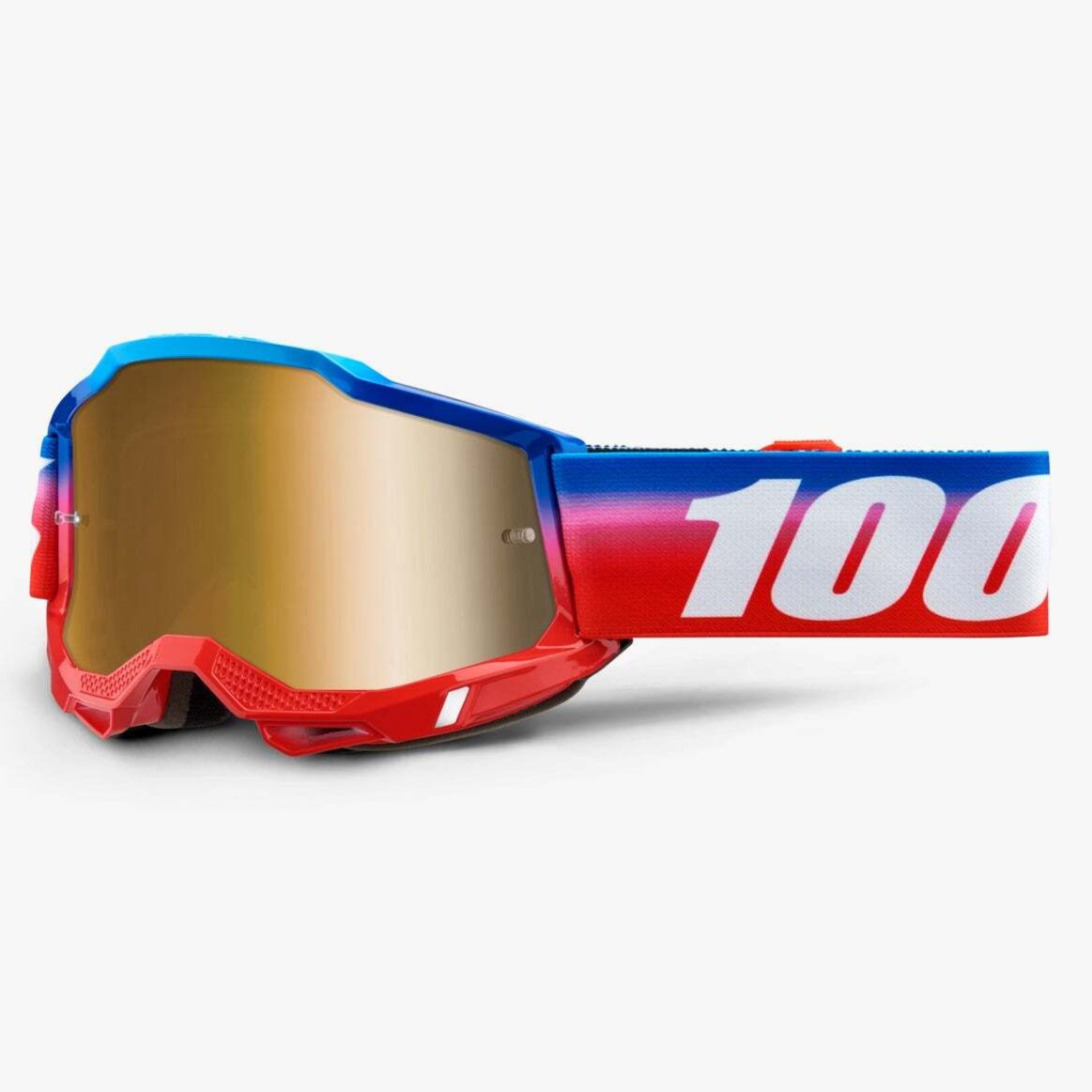 100% Accuri2 Goggles Unity w/Mirror True Gold Lens