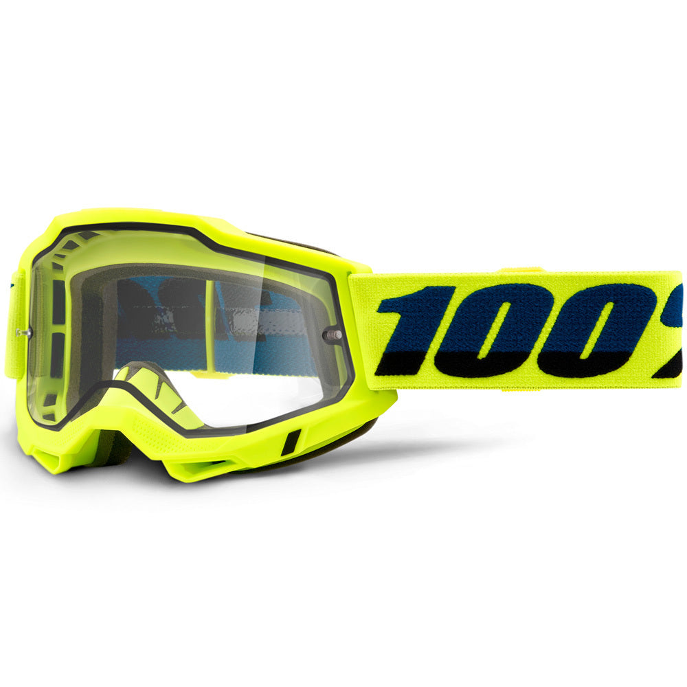 100% Accuri2 Enduro Goggles Yellow w/Clear Lens