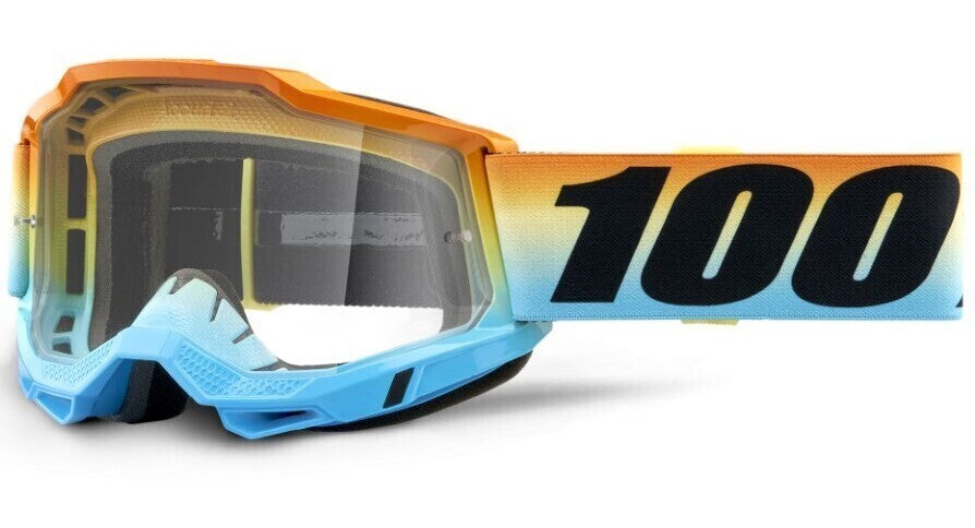 100% Accuri2 Youth Goggles Sunset w/Clear Lens