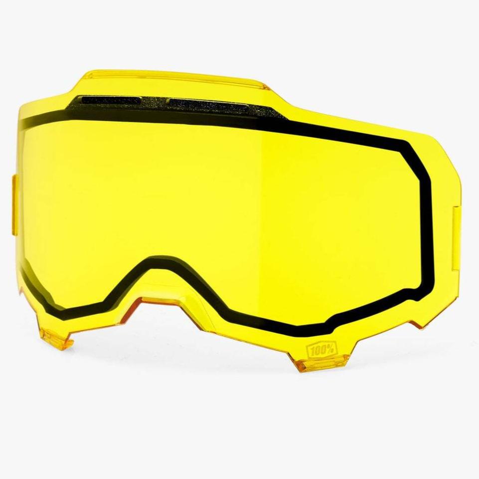 100% Replacement Dual Pane Vented Yellow Lens for Armega Goggles