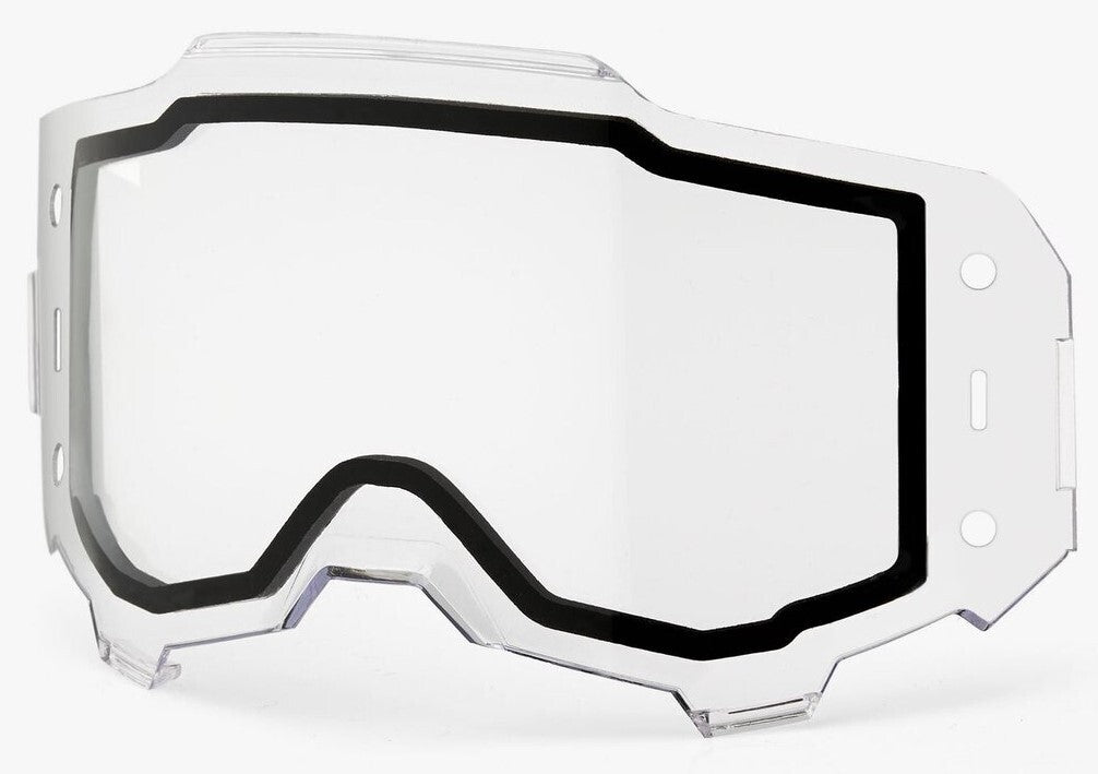 100% Replacement Dual Pane Clear Lens for Armega Goggles w/Forecast Film System