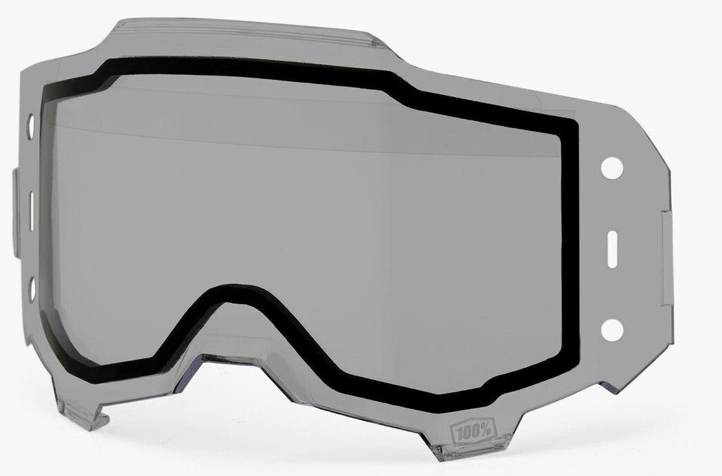 100% Replacement Dual Pane Smoke Lens for Armega Goggles w/Forecast Film System