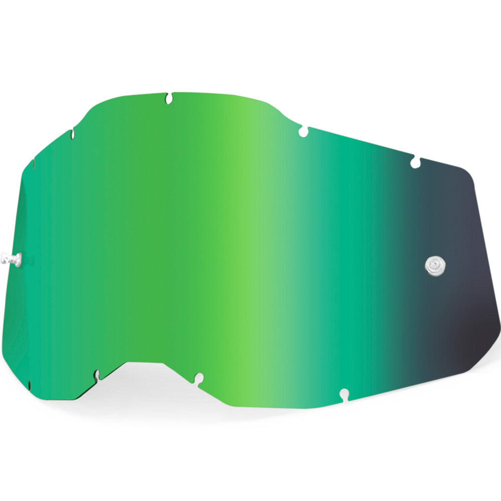 100% Replacement Green Mirror Lens for Racecraft2/Accuri2/Strata2 Goggles